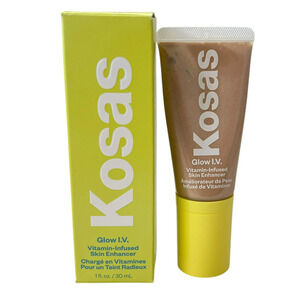 Kosas Glow IV Vitamin-Infused Skin Enhancer In Sheer Light Champagne NIB